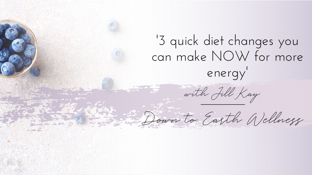 3 quick diet changes that you can make NOW for more energy