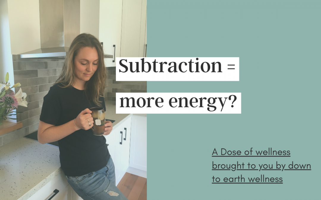 Subtraction = More energy?