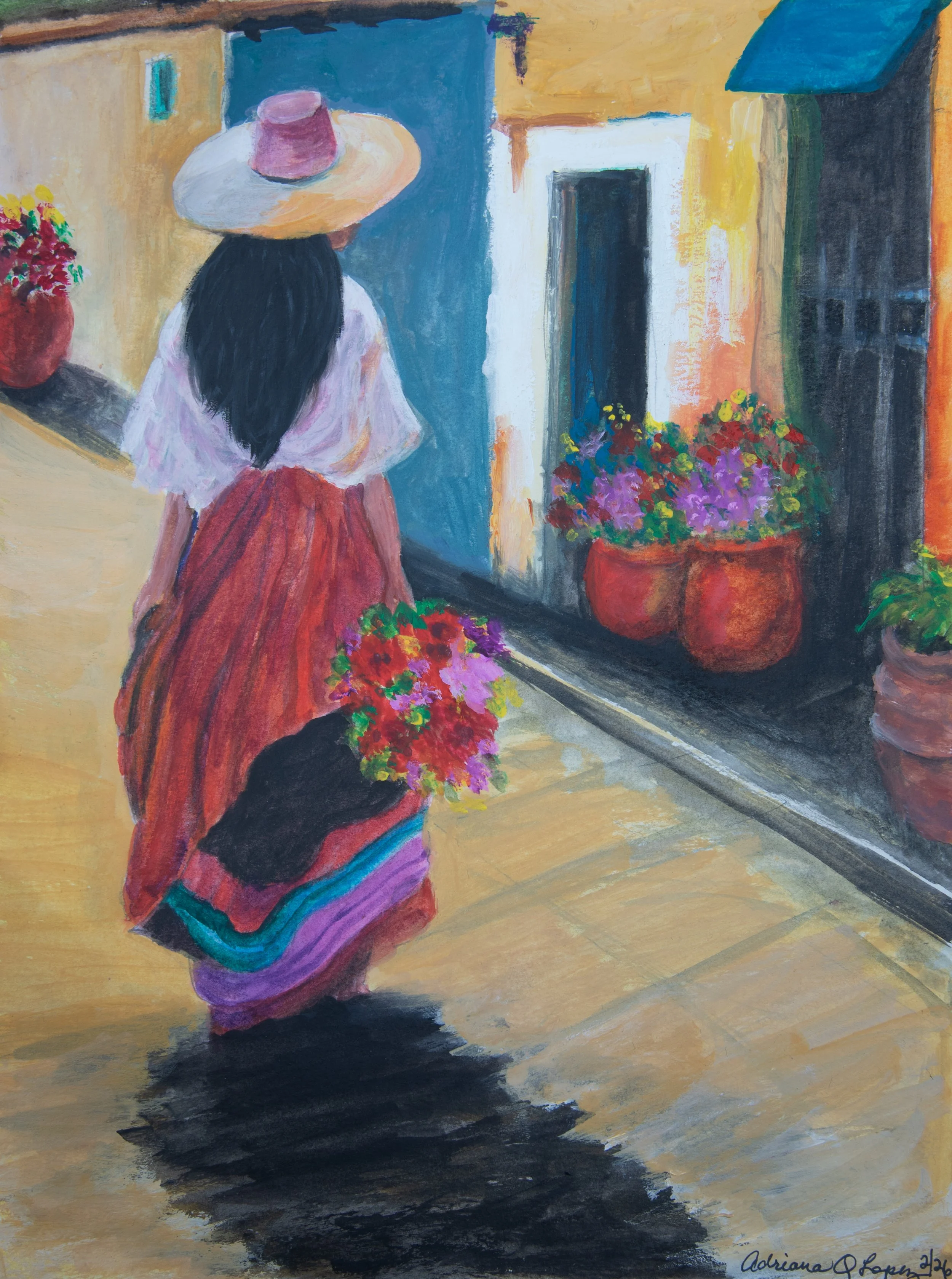 Afternoon Stroll
9x12
Watercolor 