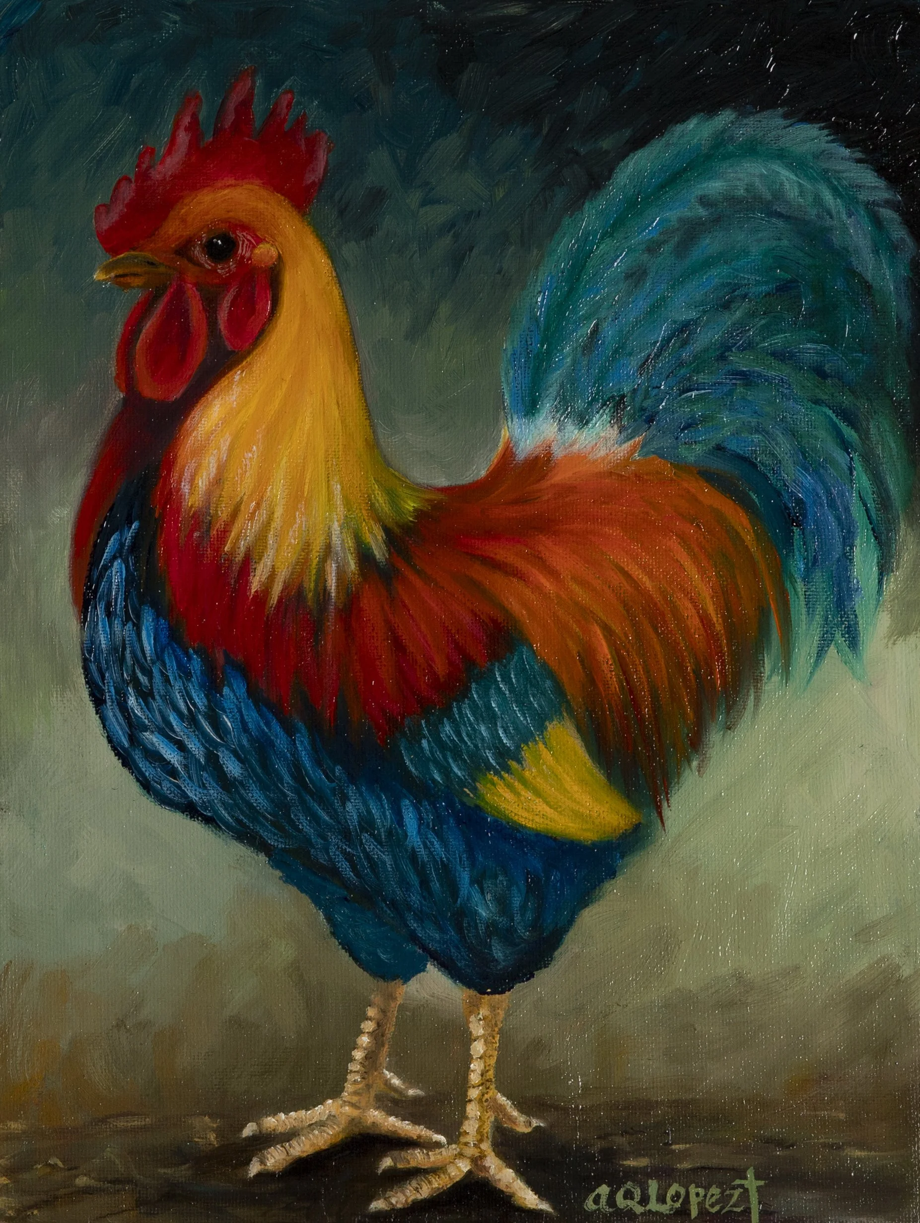 El Gallo
9x12
Oil On Canvas