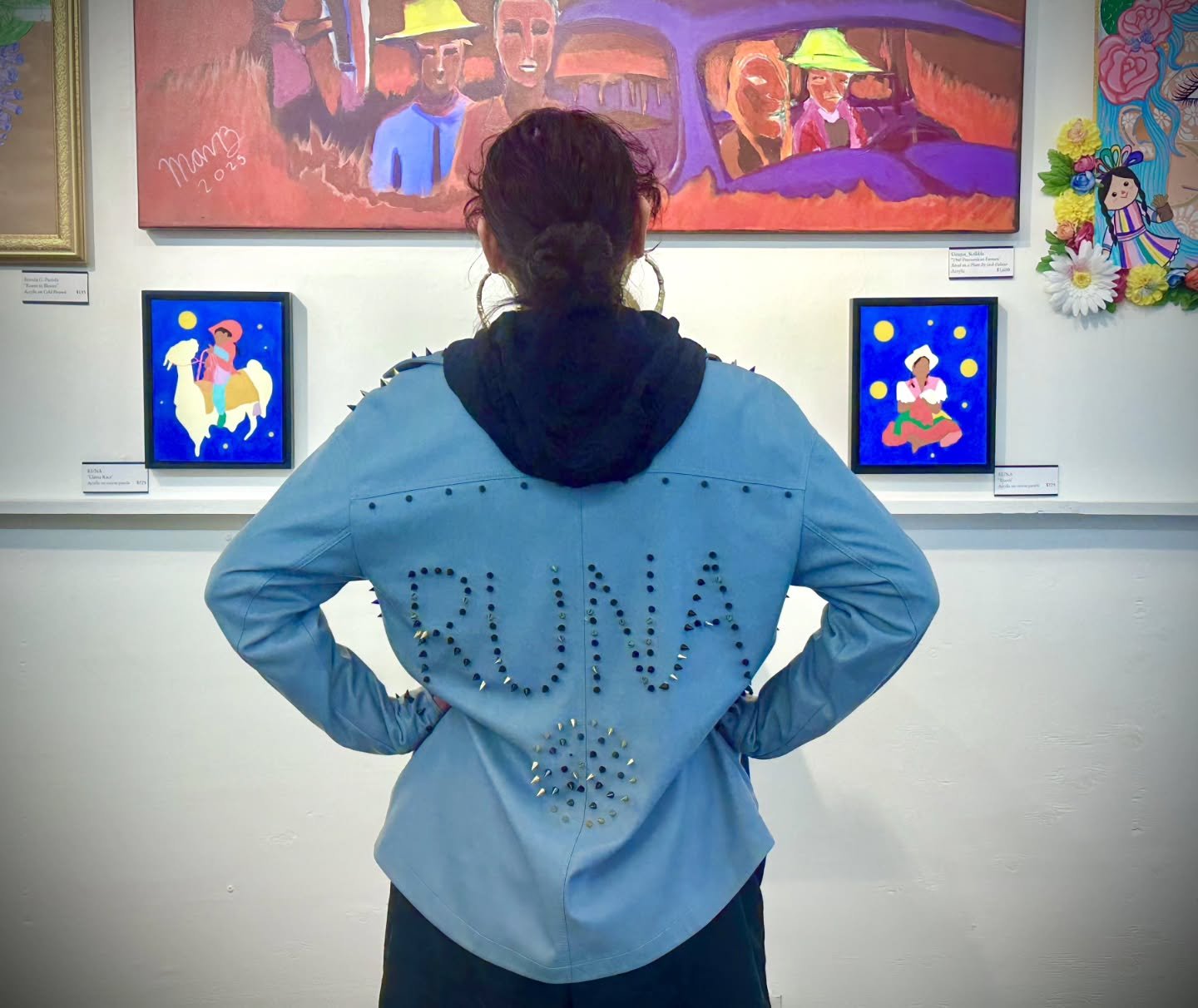 So grateful for this opportunity 💛 &amp; had such a good time at the reception that I had to go back to take pictures 🫠😂

This Motherland exhibition is such a fascinating mix of cultures and great artists from around the world and I fell in love w