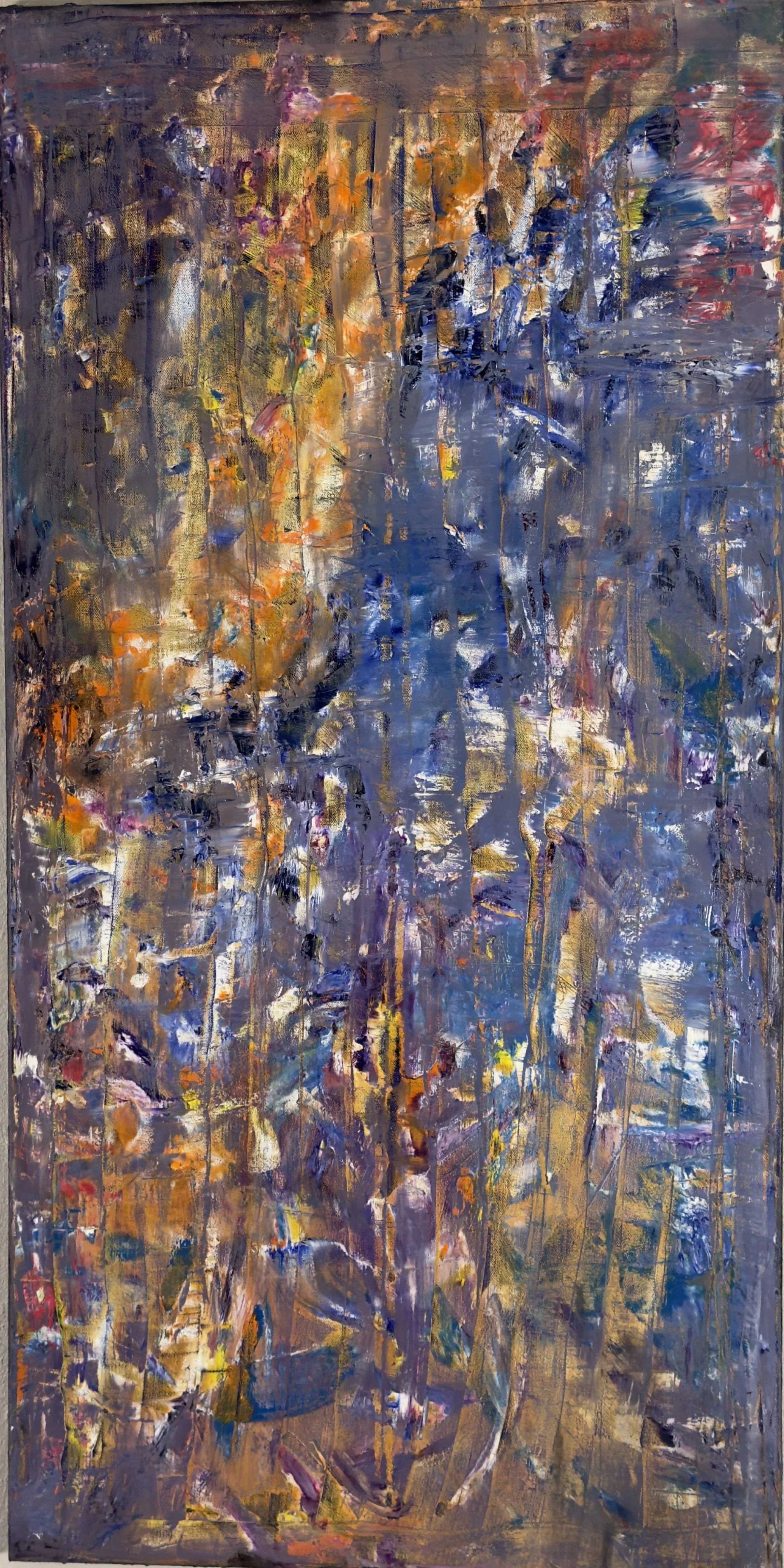 No Socks, 2022, Oil on Canvas, 48x24in