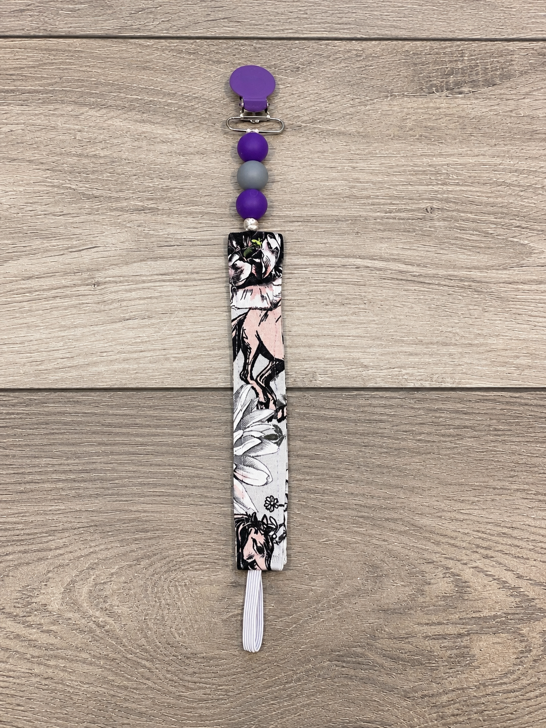Hold Your Horses Pacifier Clip