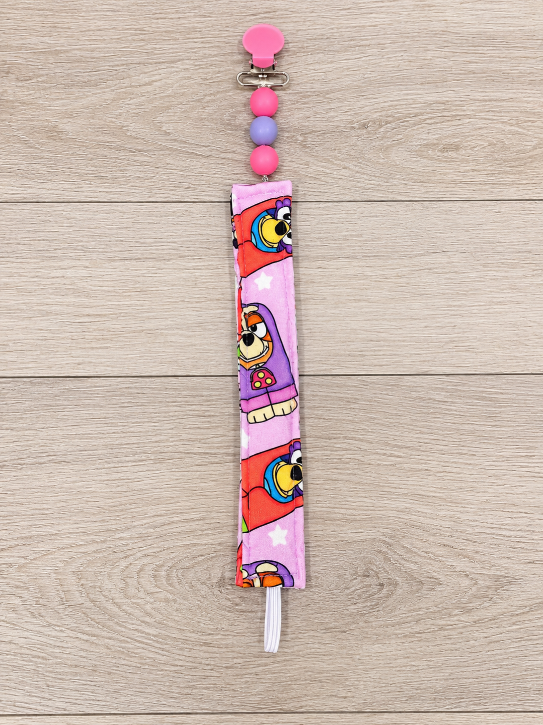 Little People Style Bluey Pacifier Clip
