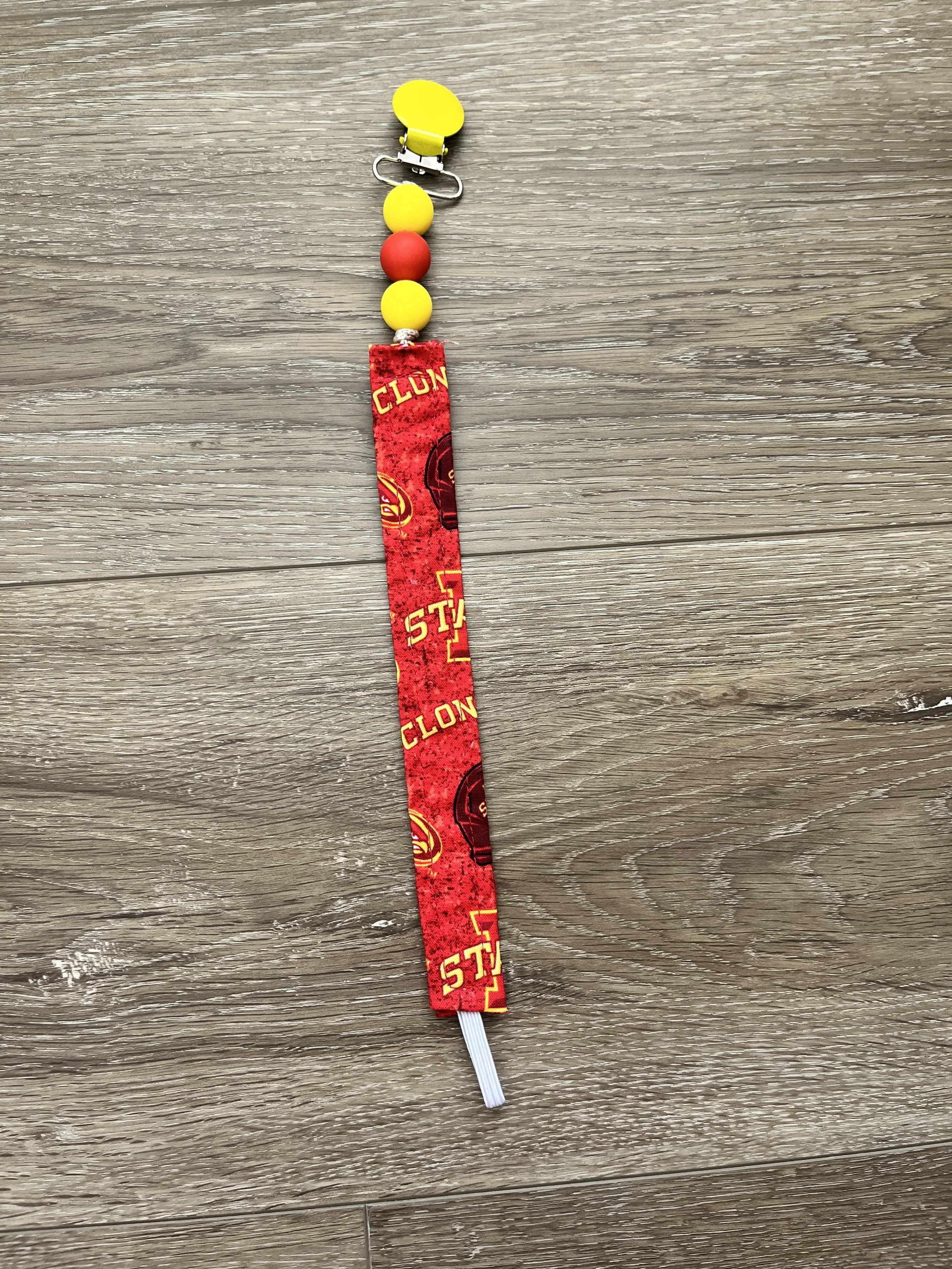 Iowa State Pacifier Clip