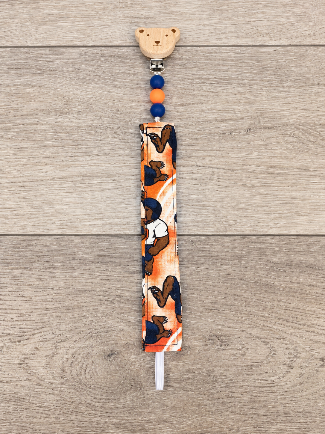 Chicago Bears Pacifier Clip