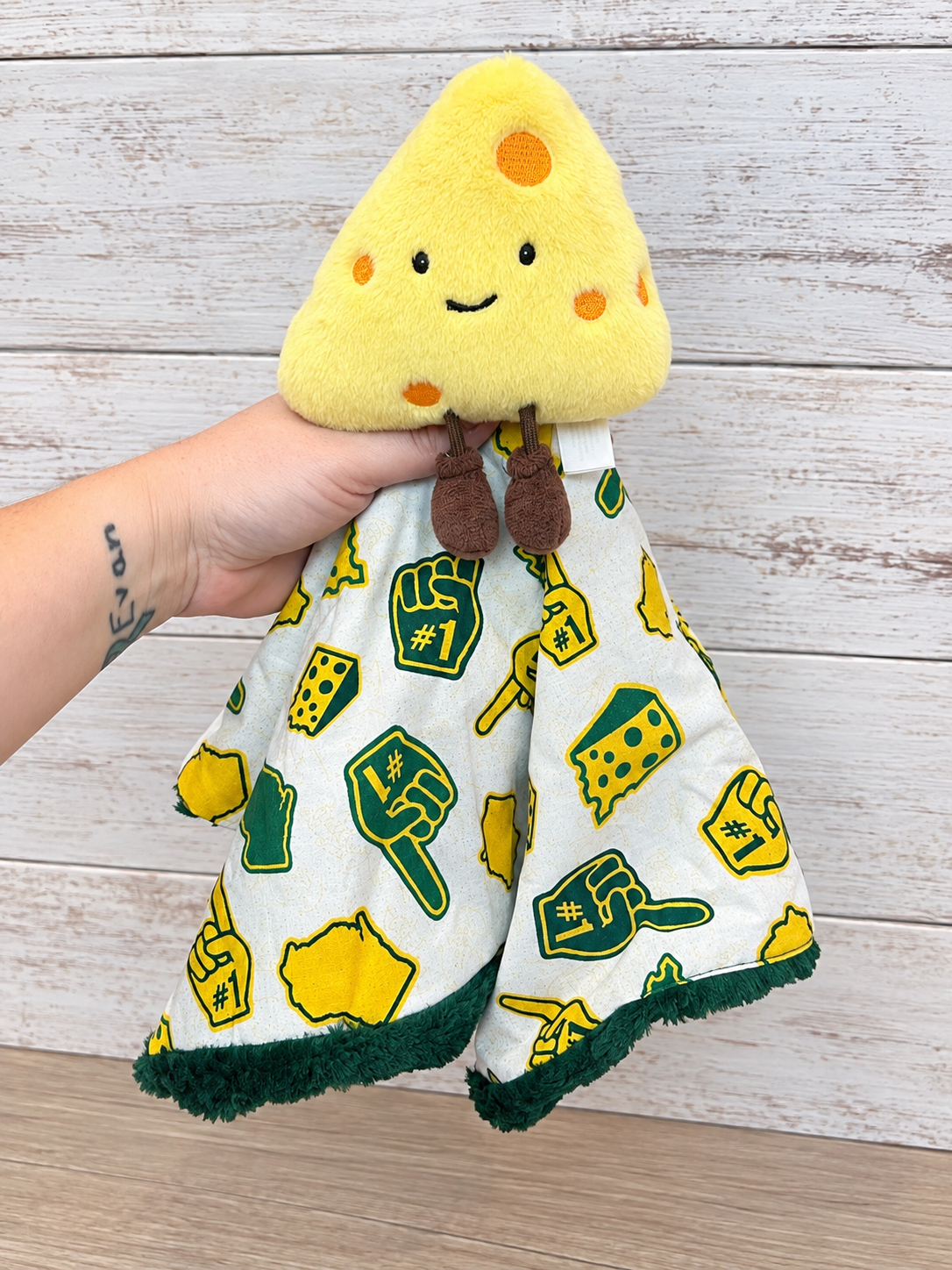 Green Bay Packer Stuffie Lovey