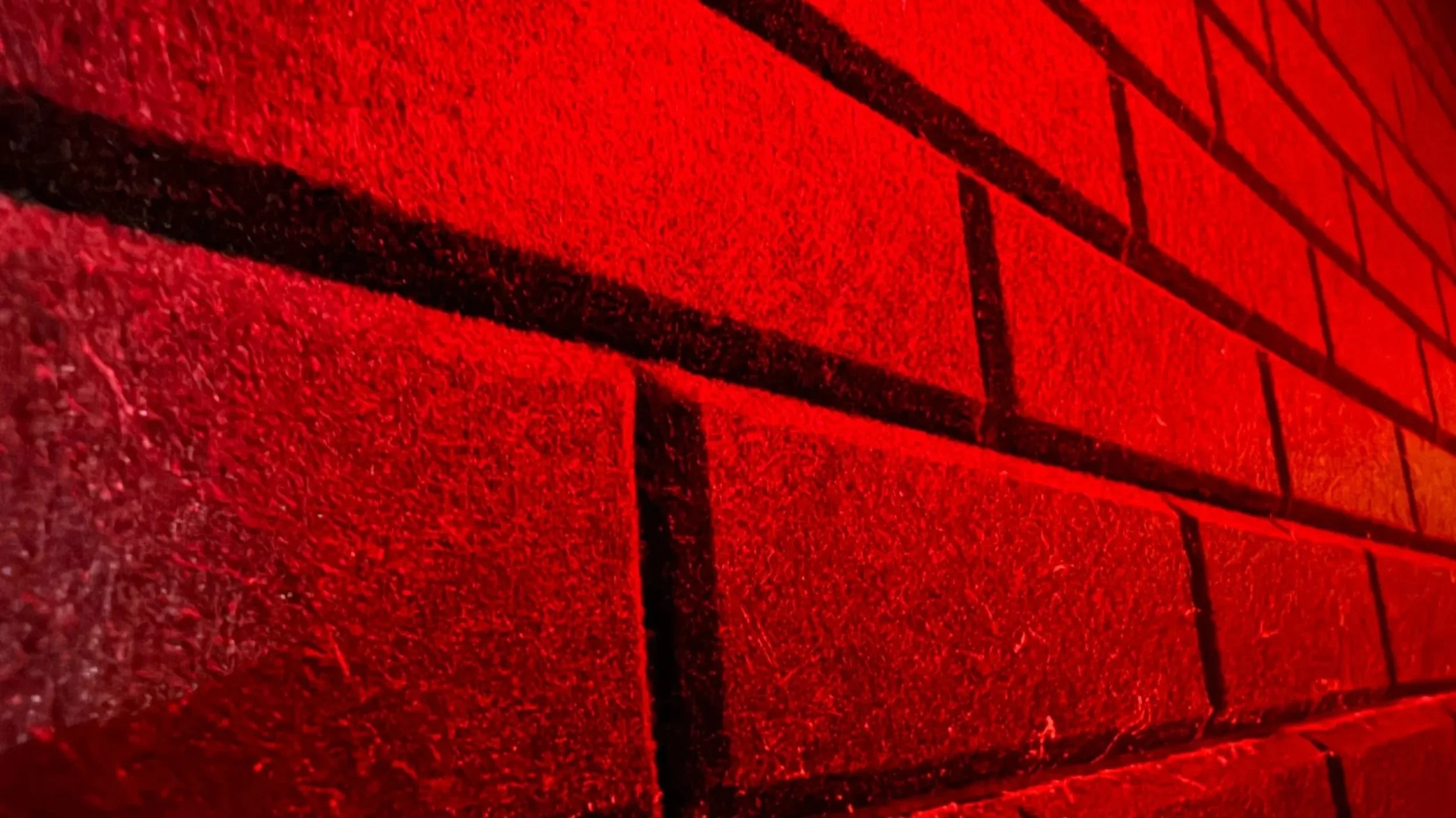 Close up of brick wall at QBar