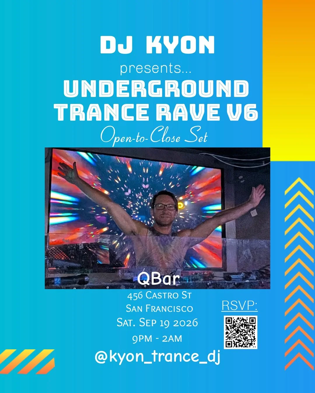 Underground Trance Rave V6 Sat Sept 19th 9pm DJ Kyon