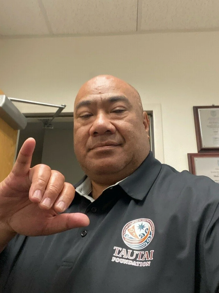 Mote Siufanua Jr. sporting the new Tautai Swag