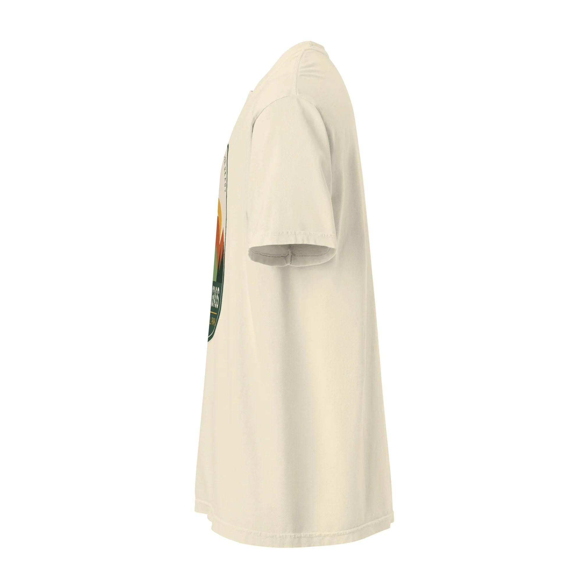 Touch Grass National Park Tee in ivory, left view