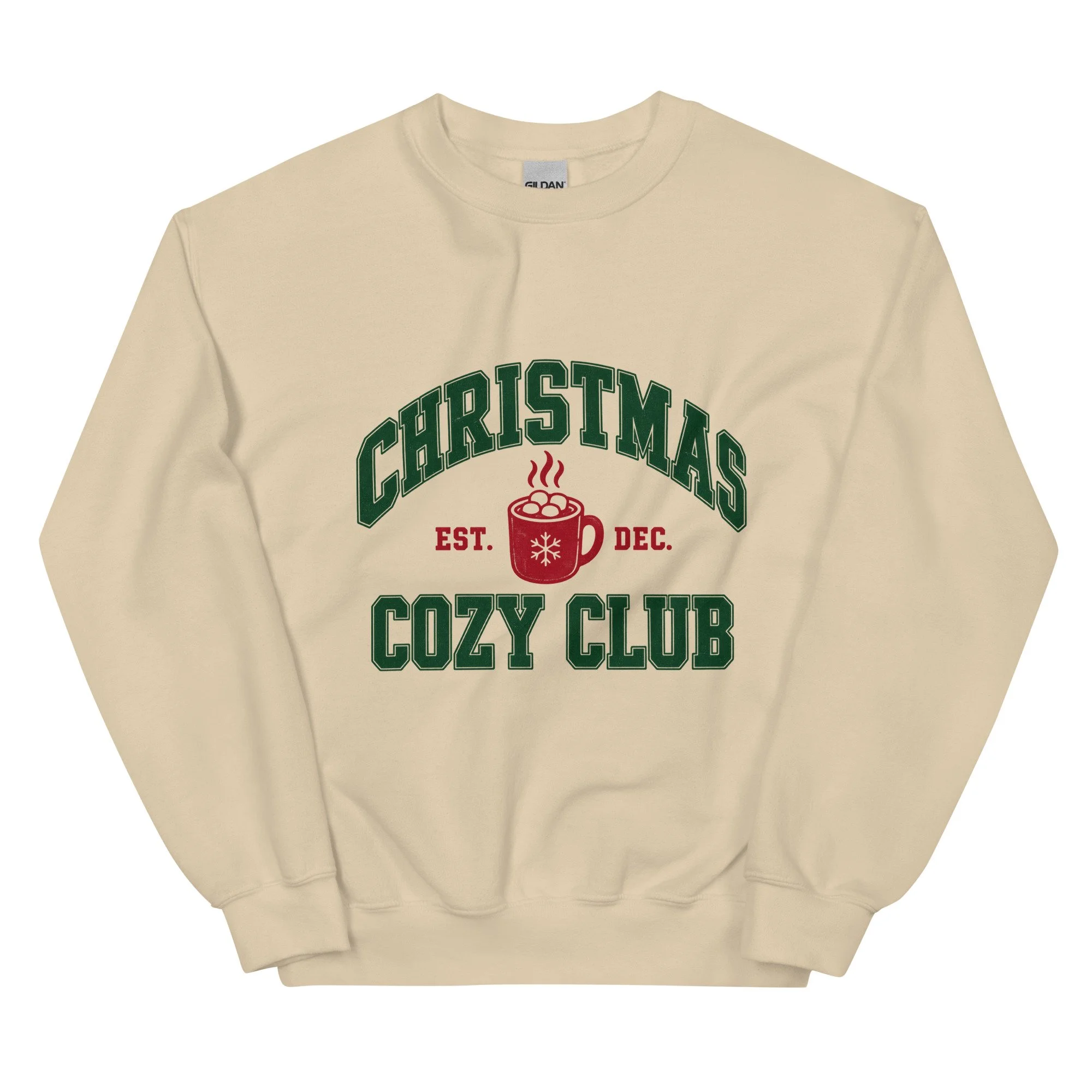 Christmas Cozy Club Crewneck Sweatshirt