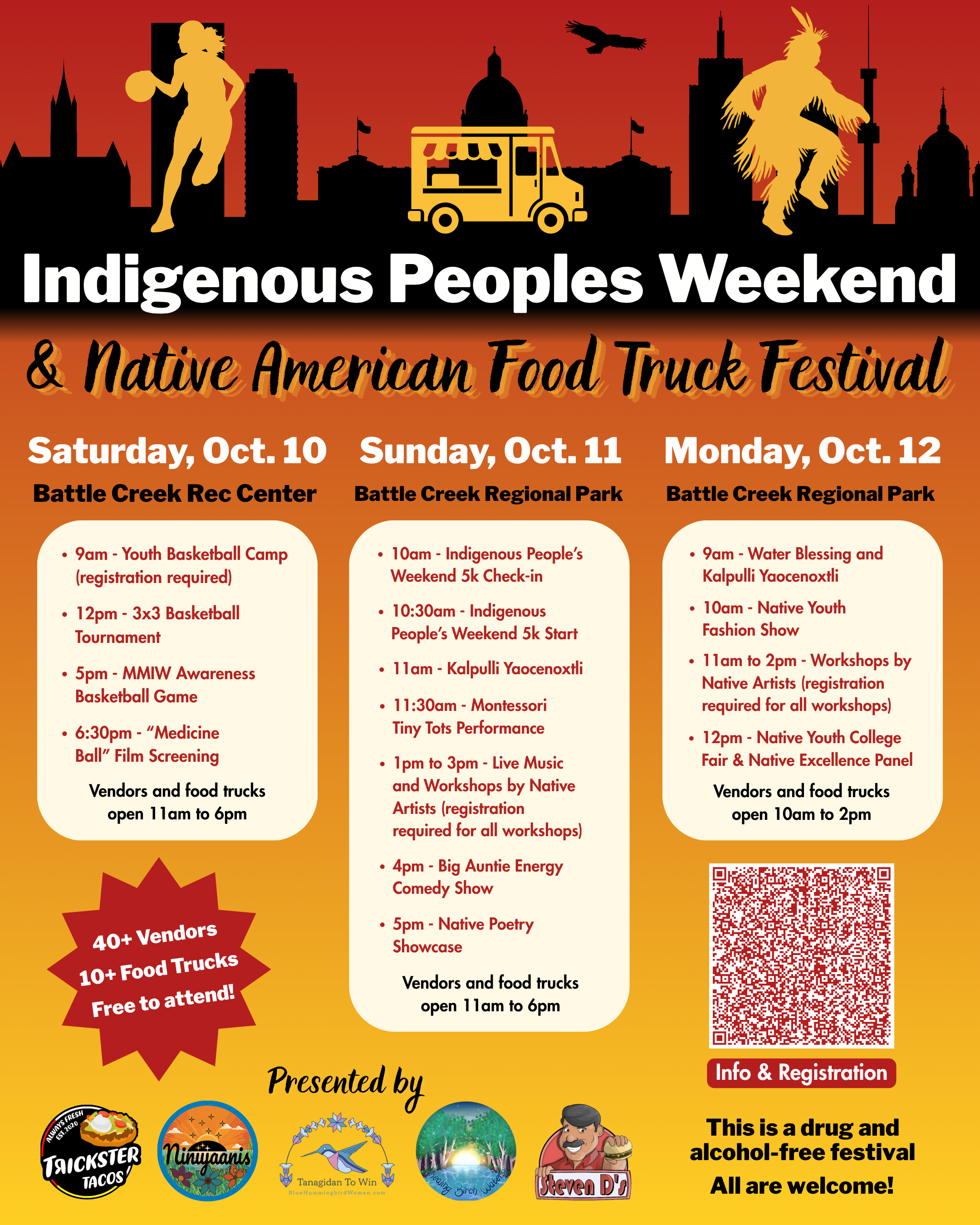 Indigenous Peoples Weekend & Native American Food Truck Festival