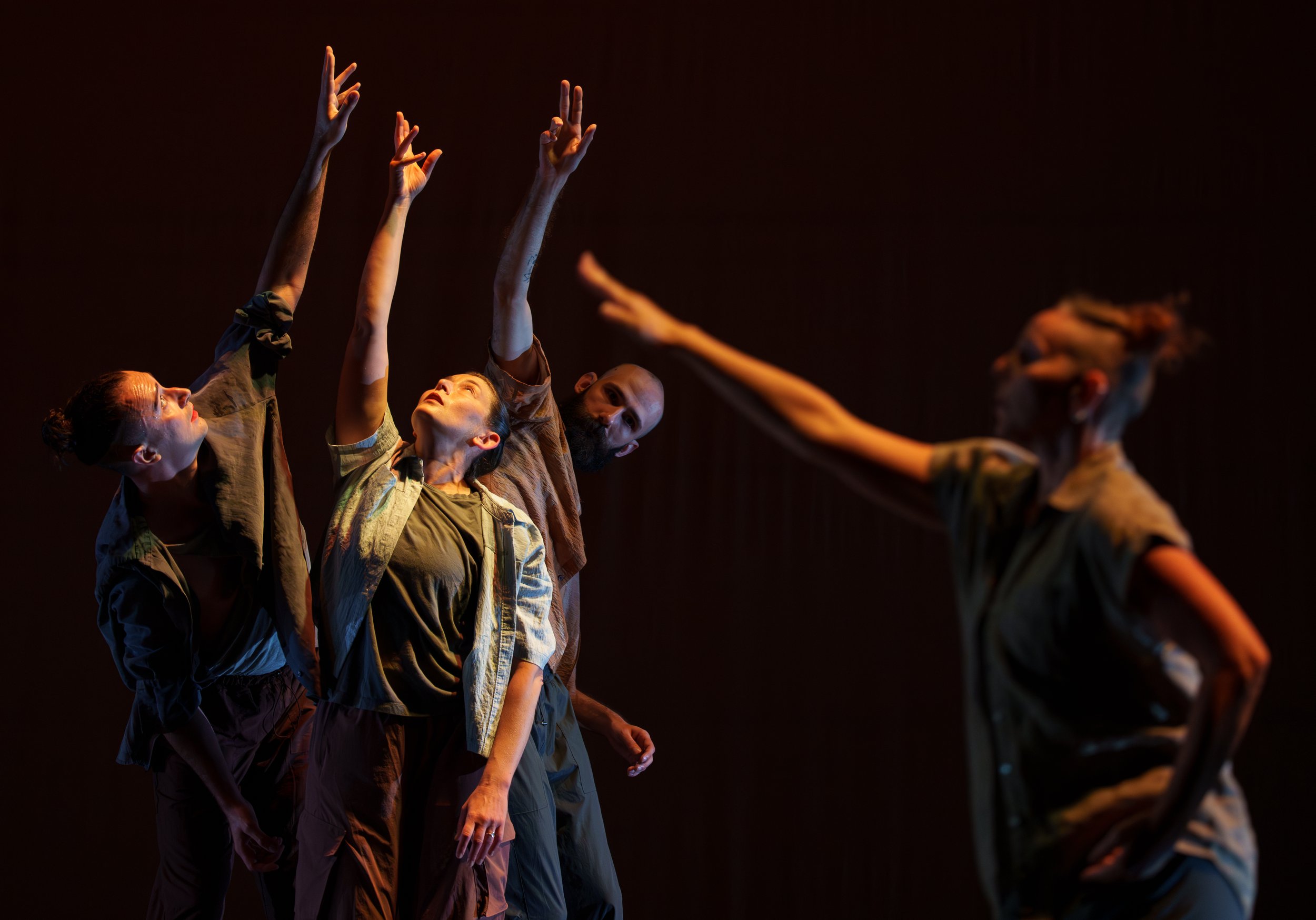 “Shift/Register,” ensemble improvisation by Elliot Reza Emadian, Sarah Jacobs, Ripp Greatbatch, and Rose Pasquarello Beauchamp.
