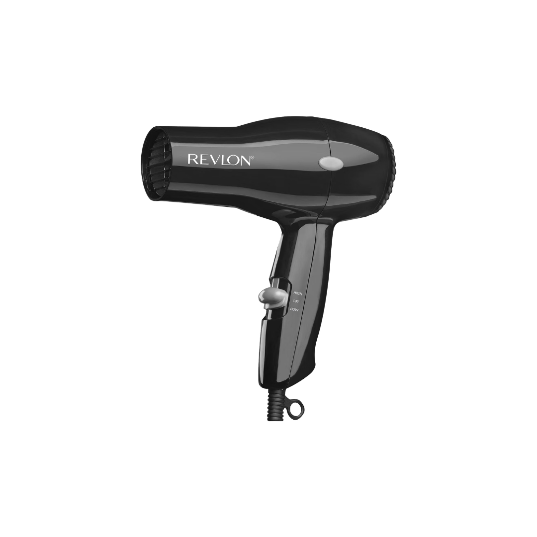 Revlon Secador de pelo compacto | Diseño ligero de 1875 W, perfecto para viajes.