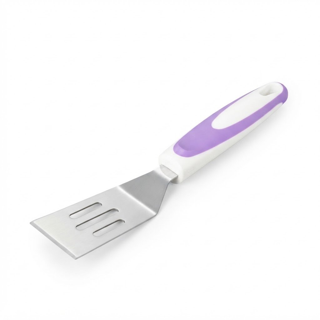Espátula de Acero Inoxidable con Mango Ergonómico