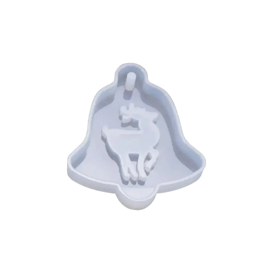 Molde de Silicona Campana con Reno