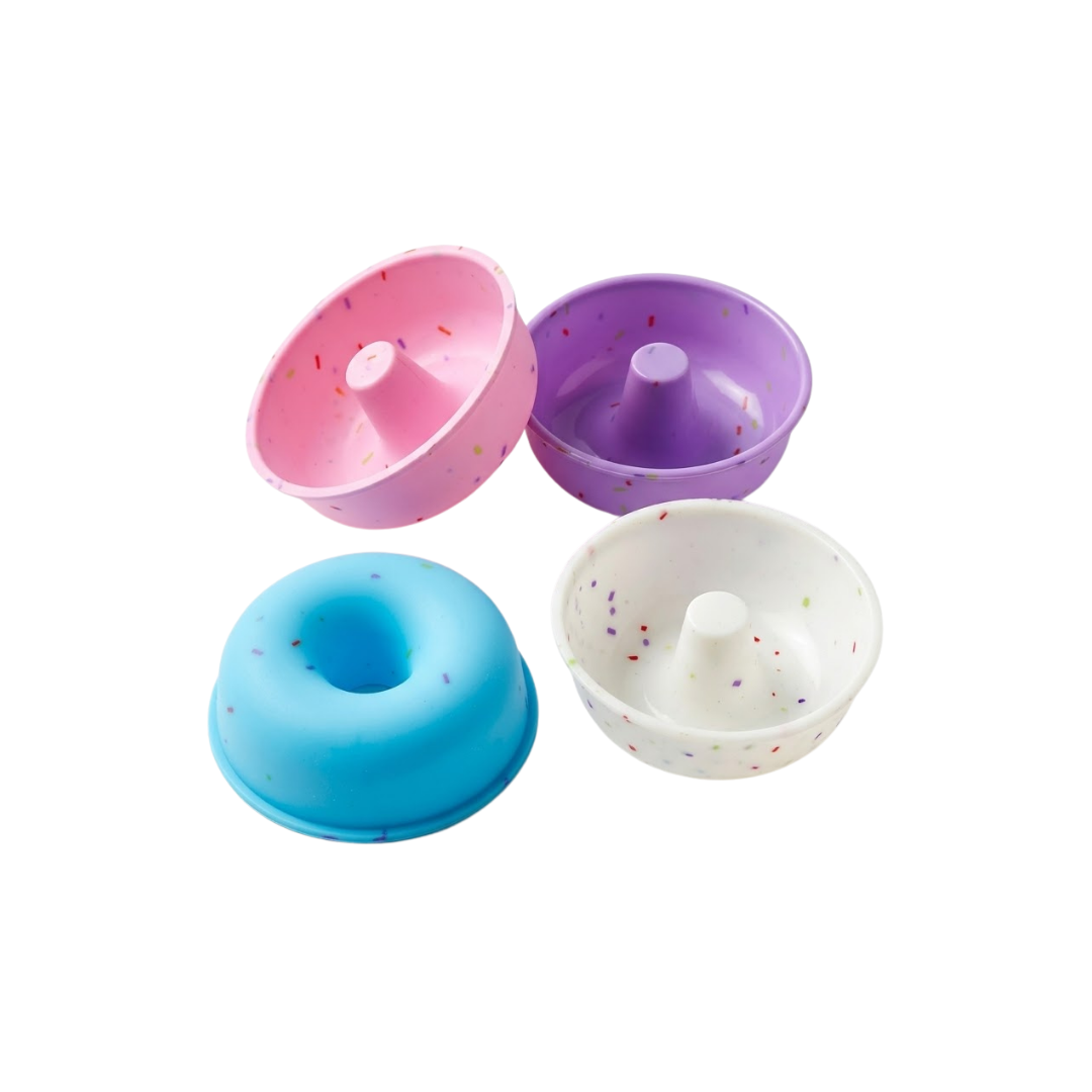 Set de Moldes de Silicona para Donas - Pack de 4