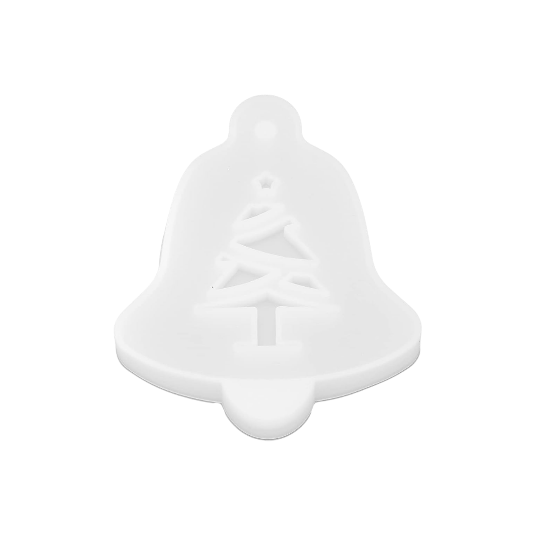 Molde de Silicona Navideño: Campana y Árbol