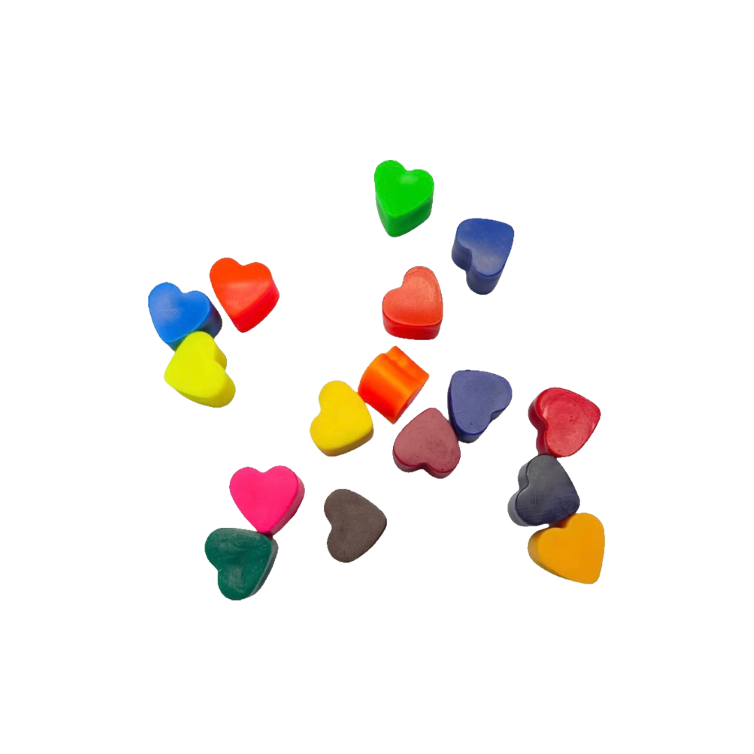 Bloques de Colorantes para Velas - Corazones de Cera 30 gramos