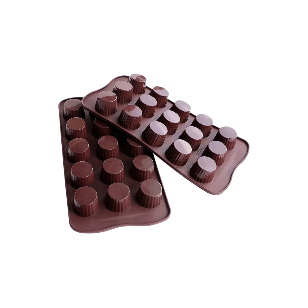 Pack de 2 Moldes de Silicona para Postres Gourmet