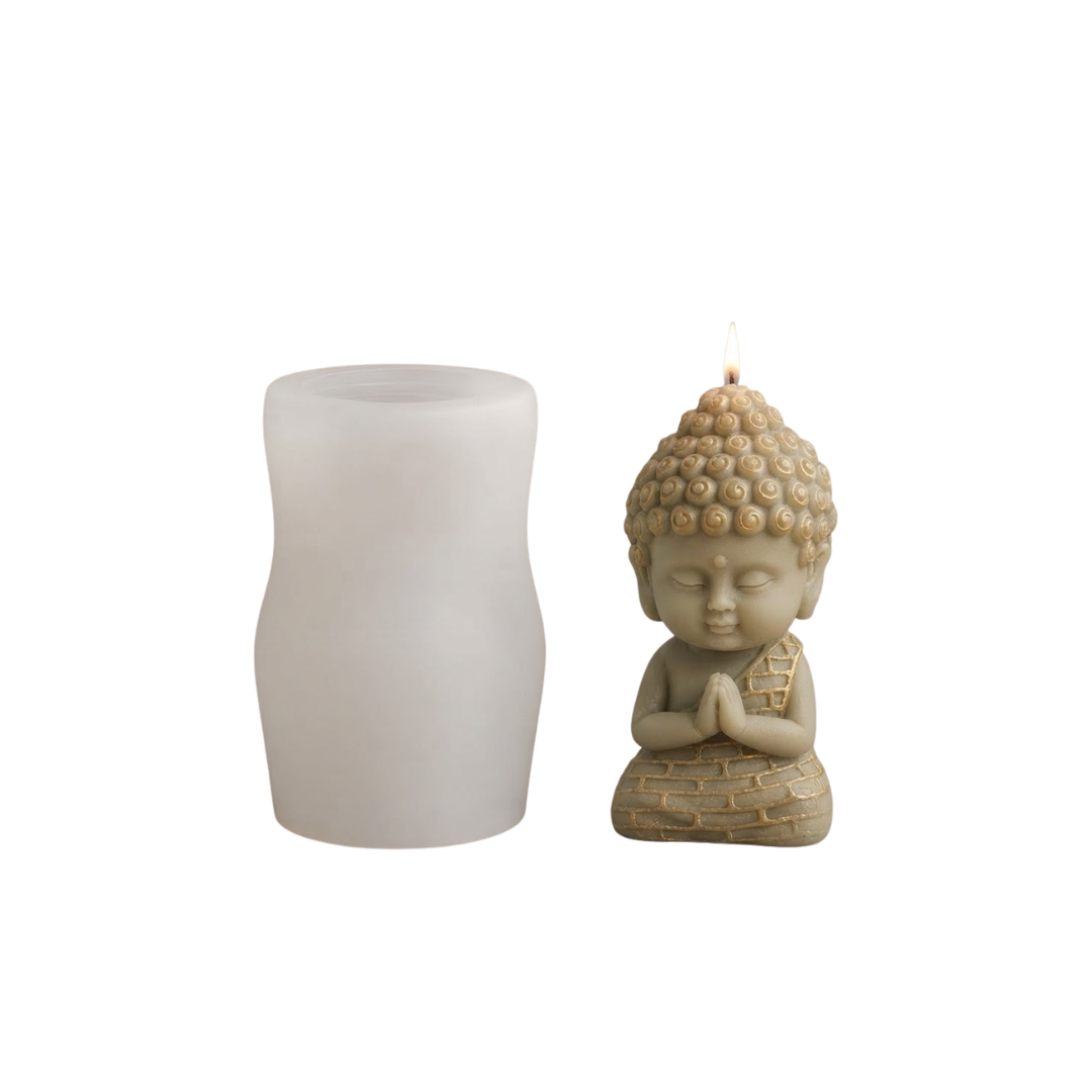 Molde de Silicona Buda para Velas Artesanales