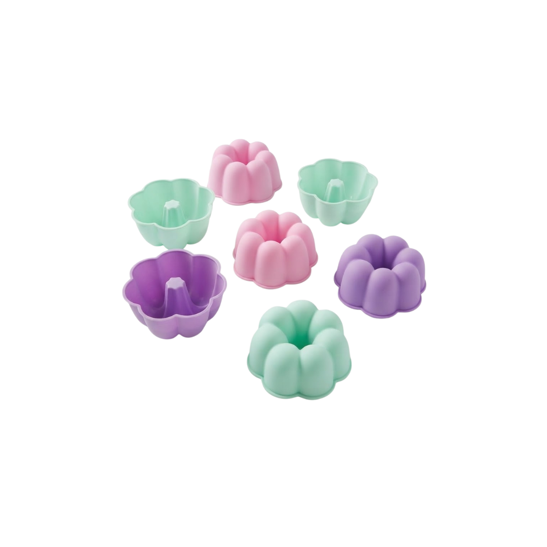 Pack de 7 Moldes Mini Bellezas Volcán - Postres