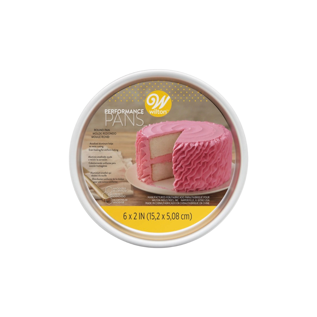 Molde Redondo Wilton de Aluminio Anodizado para Tortas