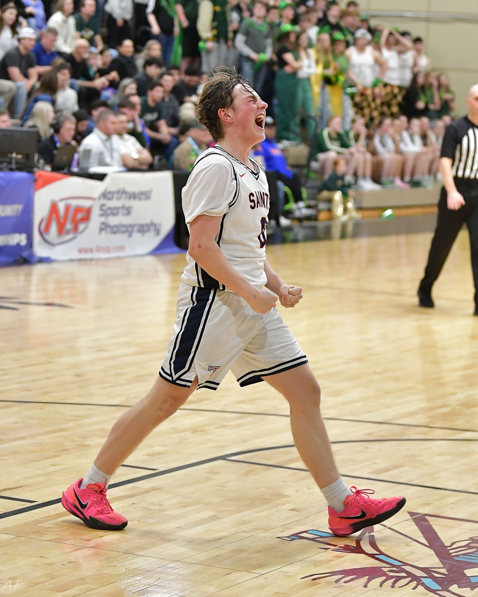 Trinity Saints basketball game