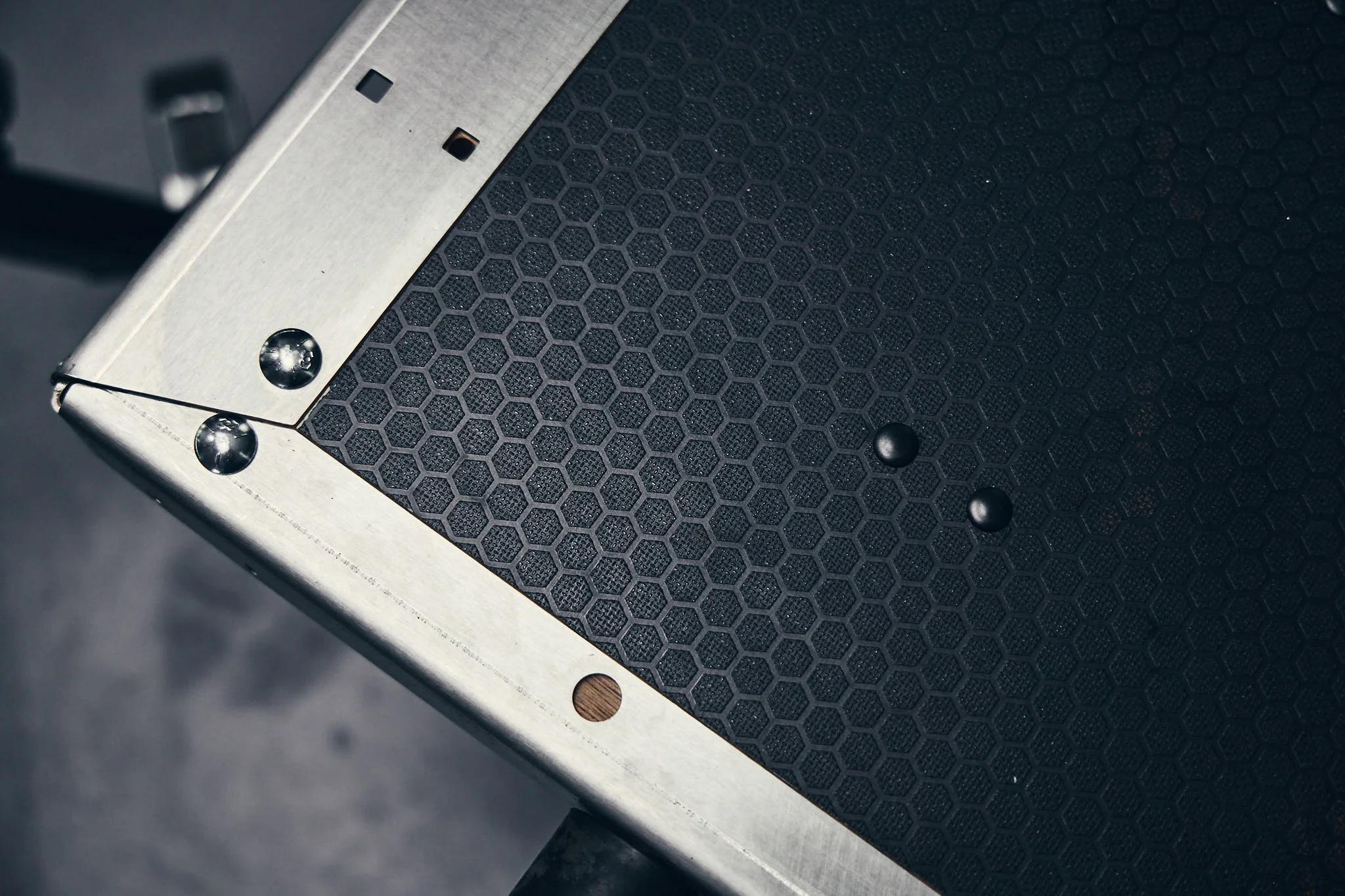 Built on our non-slip, water resistant flooring system