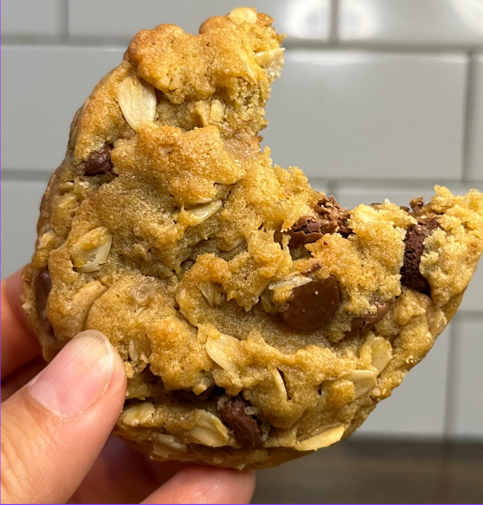 Loaded Peanut Butter, Oat, Chocolate Chip Cookie