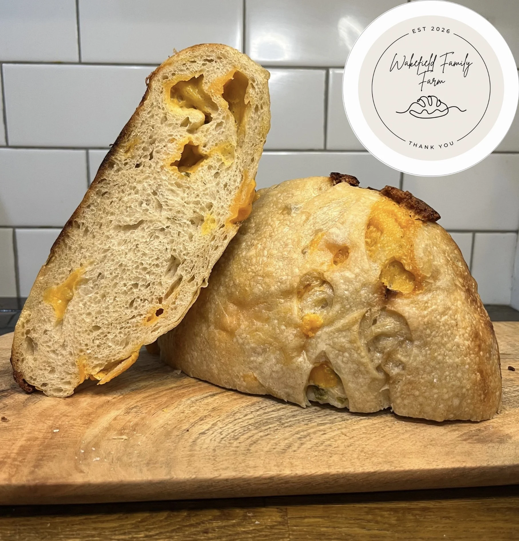 Jalapeno Cheddar Sourdough Bread