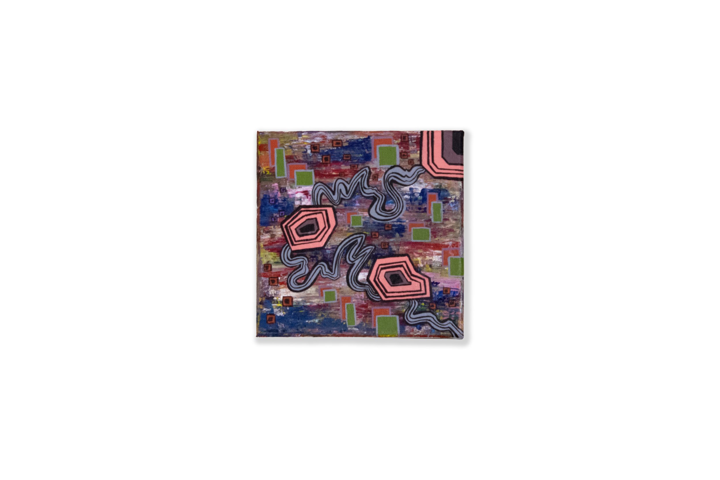 Nebulous 1, Acrylic on Canvas, 10"X10"X0.5", 2026