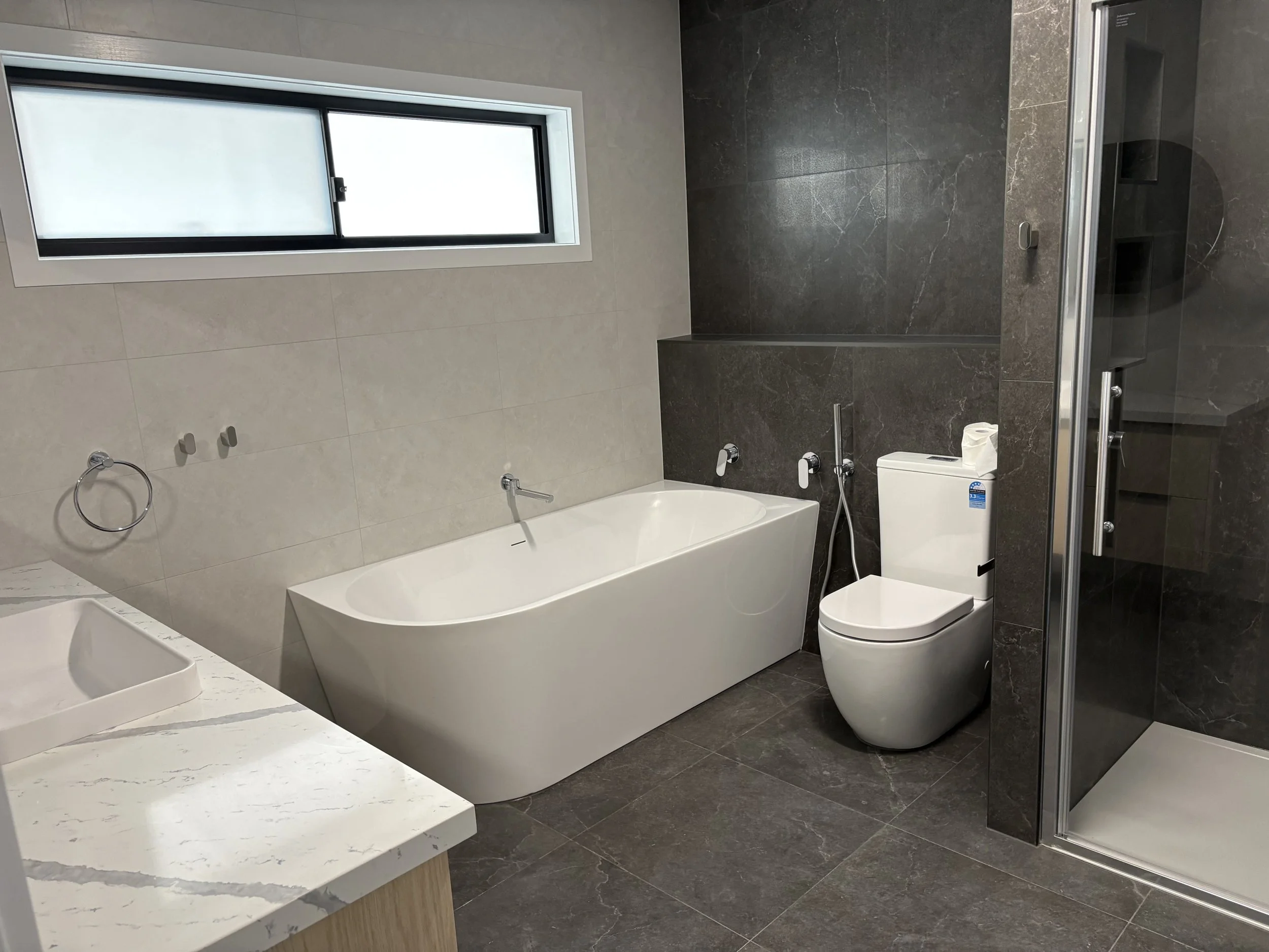 Modern bathroom renovation