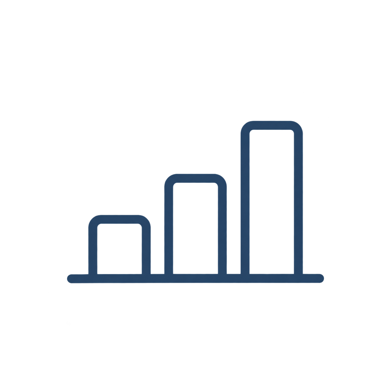 Progress icon representing improved movement and function