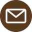 Icon of a closed envelope on a white background