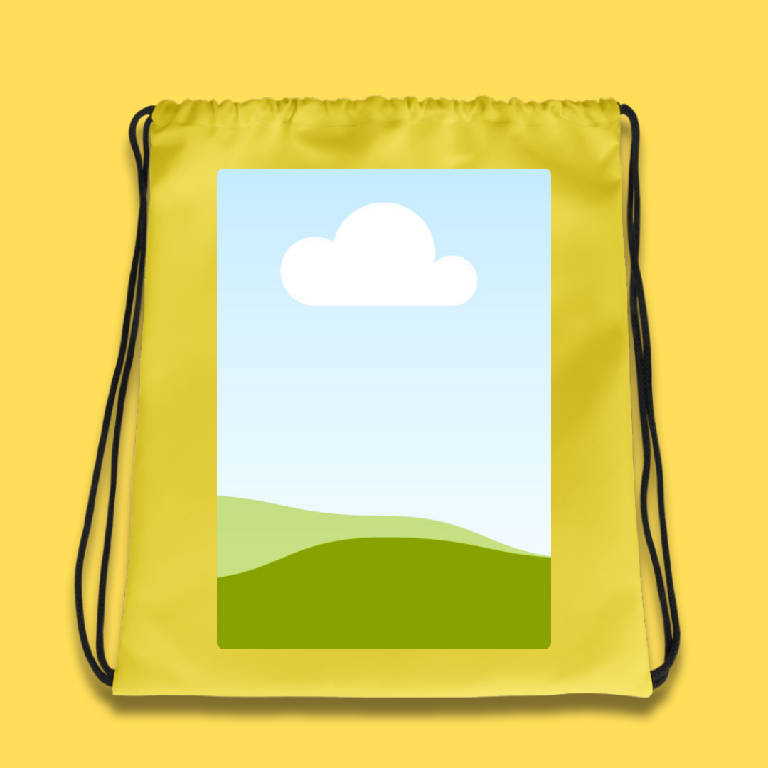 Paris Daisy Drawstring Bag.png