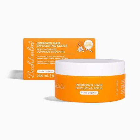 Bushbalm Vanilla Tangerine Ingrown Hair Scrub