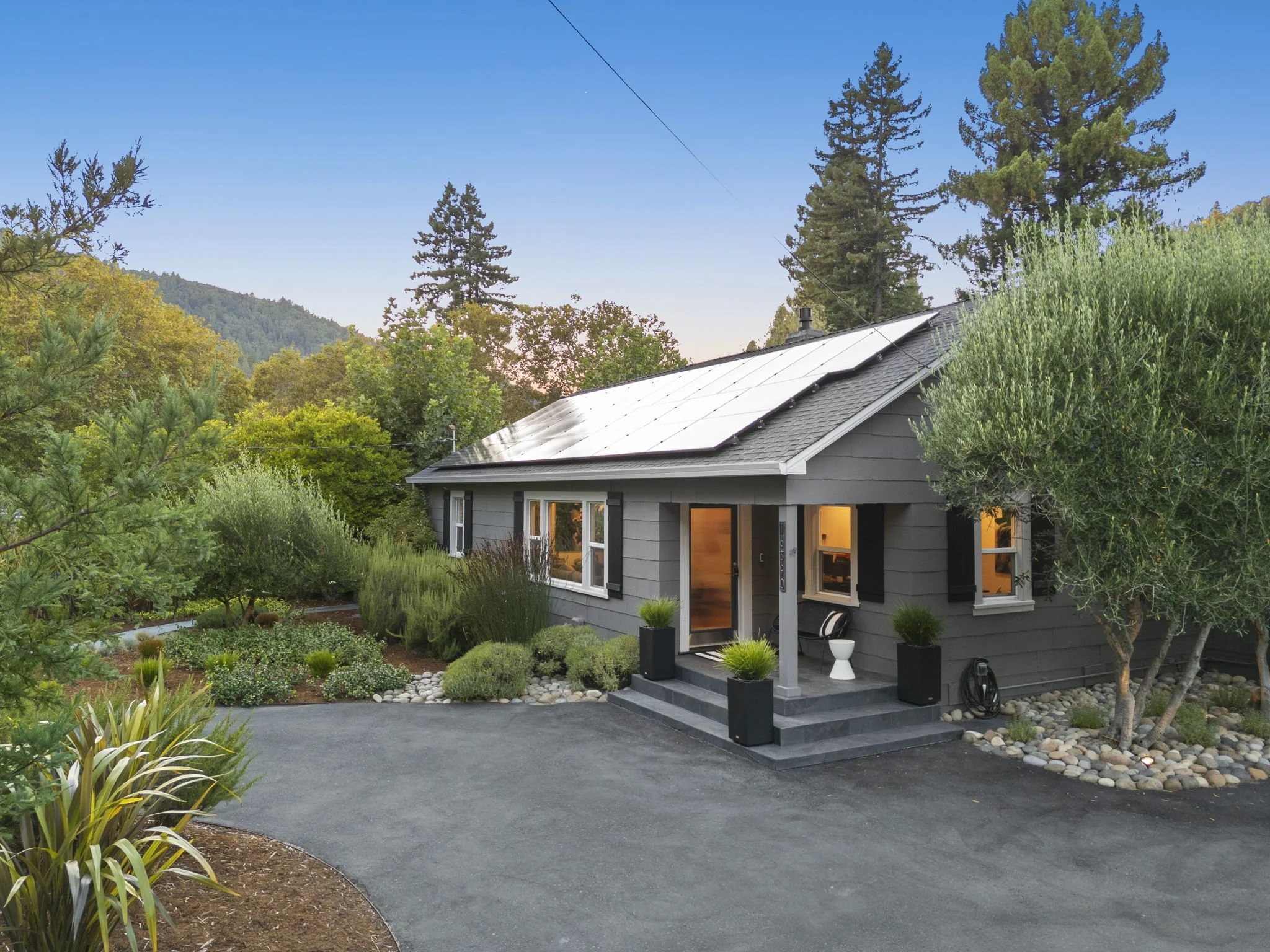 Front of the house