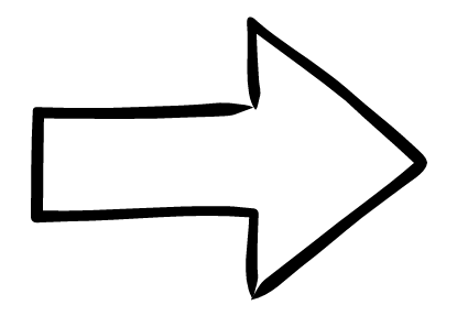 Black outline of a right-facing arrow on a white background.