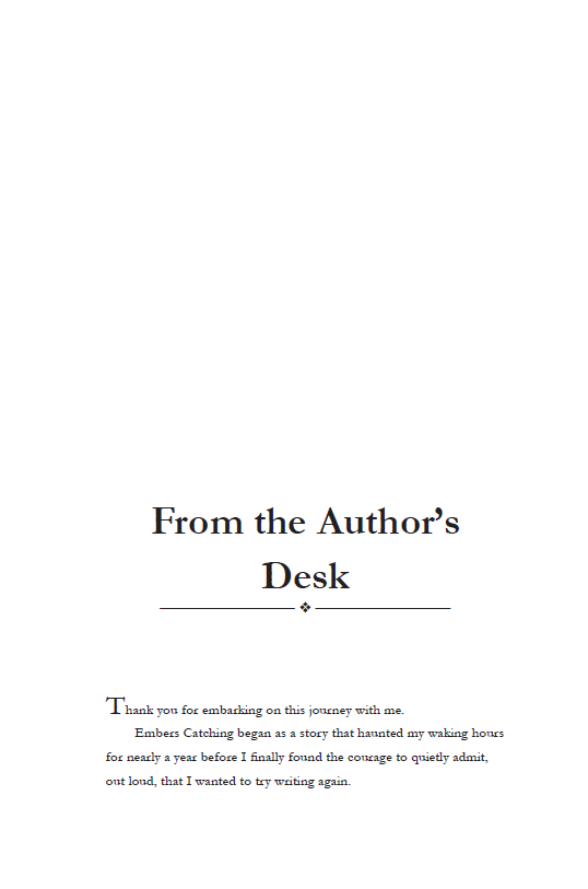 From the Author's Desk Title Page.png