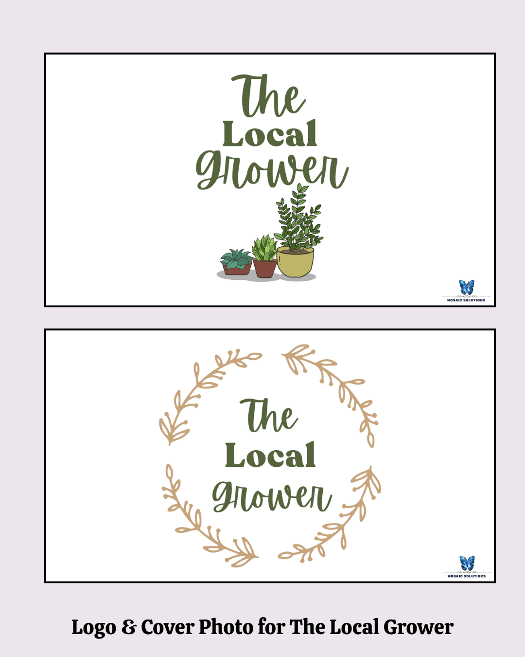 Logo & Cover Photo for The Local Grower