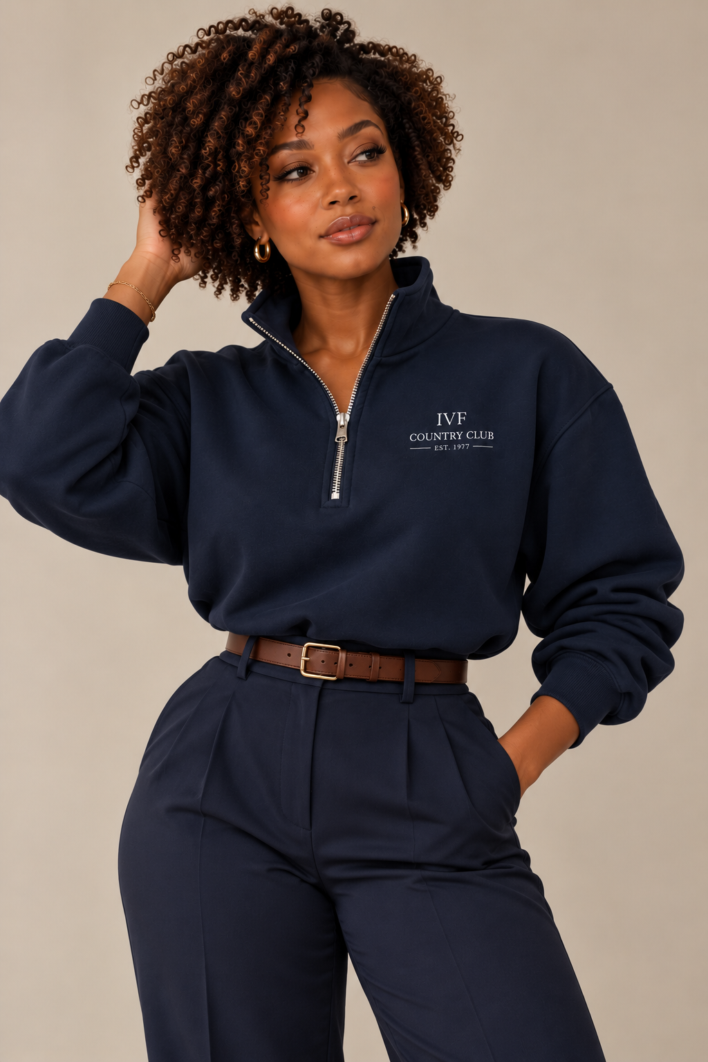 The IVF Country Club Quarter-Zip w/ Vial