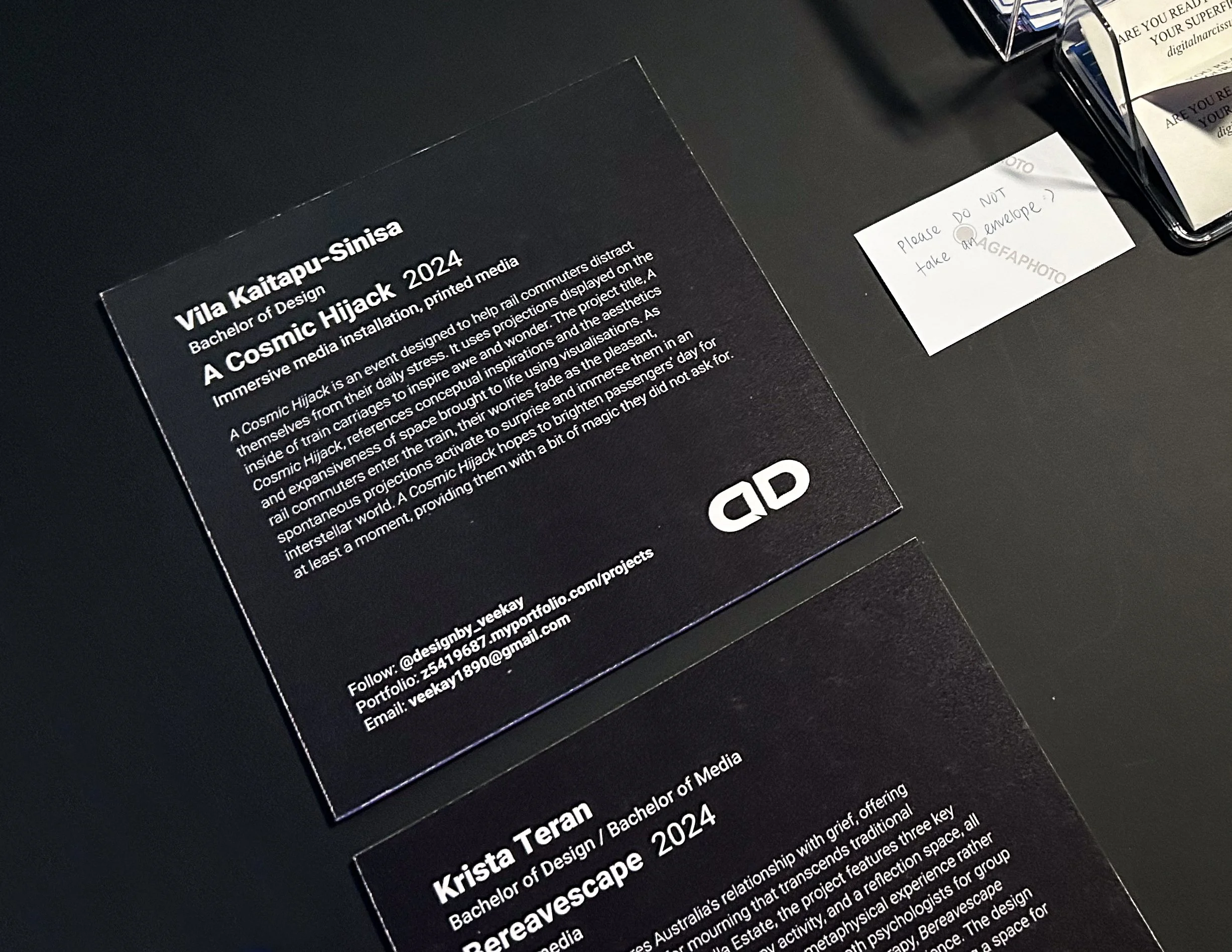 unsw-annual-2024-exhibition-label-design-black-perspective-view