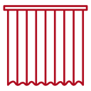 Red curtain icon