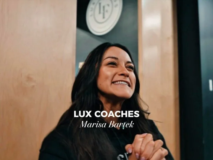 Meet the Lux Fitness Coaches - Marisa Bartek @reecemae !

Coach Marisa had some of the best and most interesting answers as of yet, not only showcasing her expertise on fitness but also an amazing outlook on life in general. We are lucky to have her!
