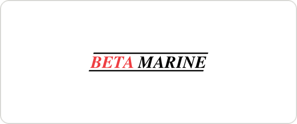 Beta Marine logo with red italicized 'BETA' and black 'MARINE' on a white background.