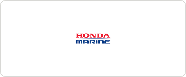 Honda Marine logo on a white background.