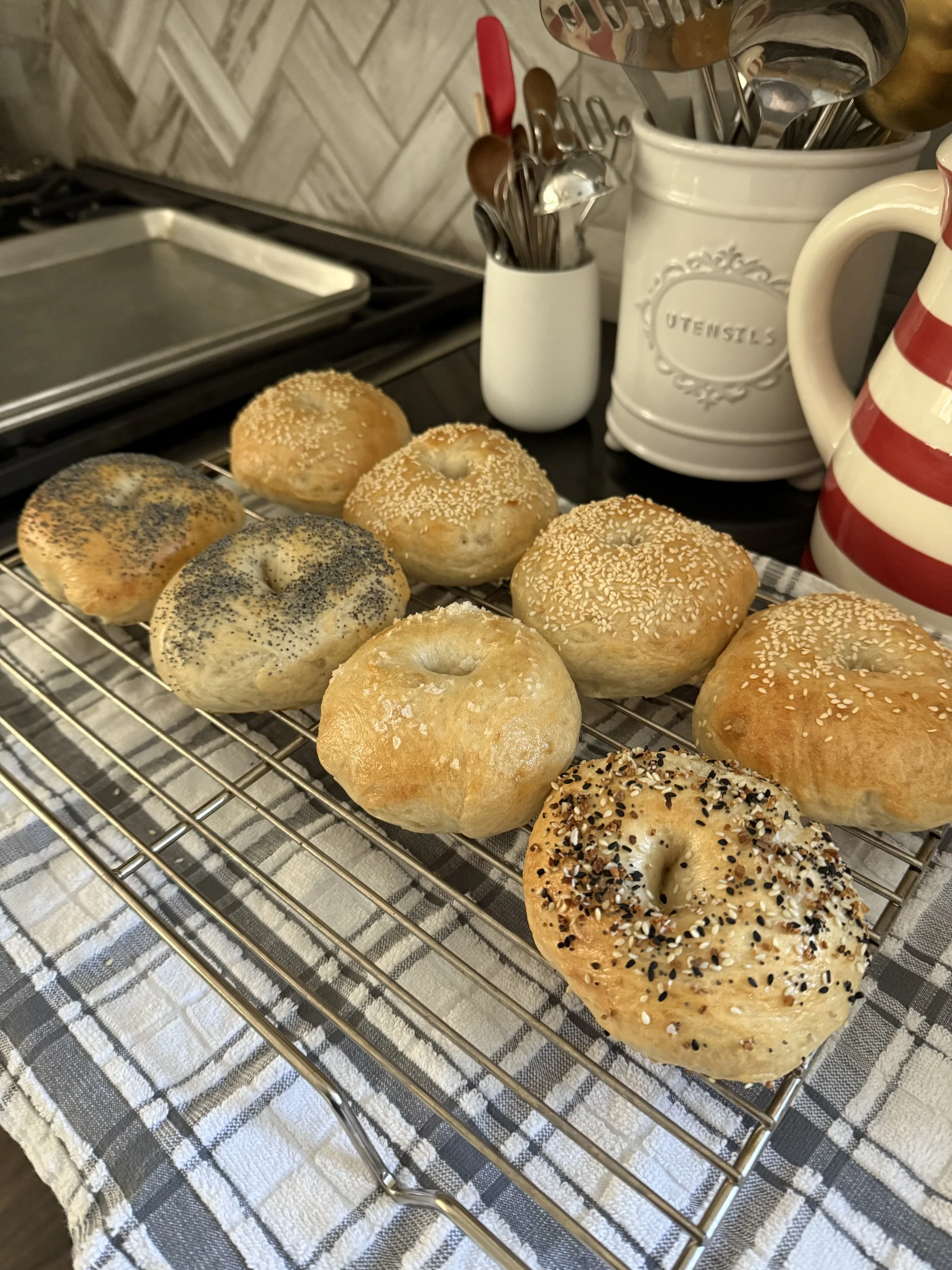 Homemade Sourdough Bagels