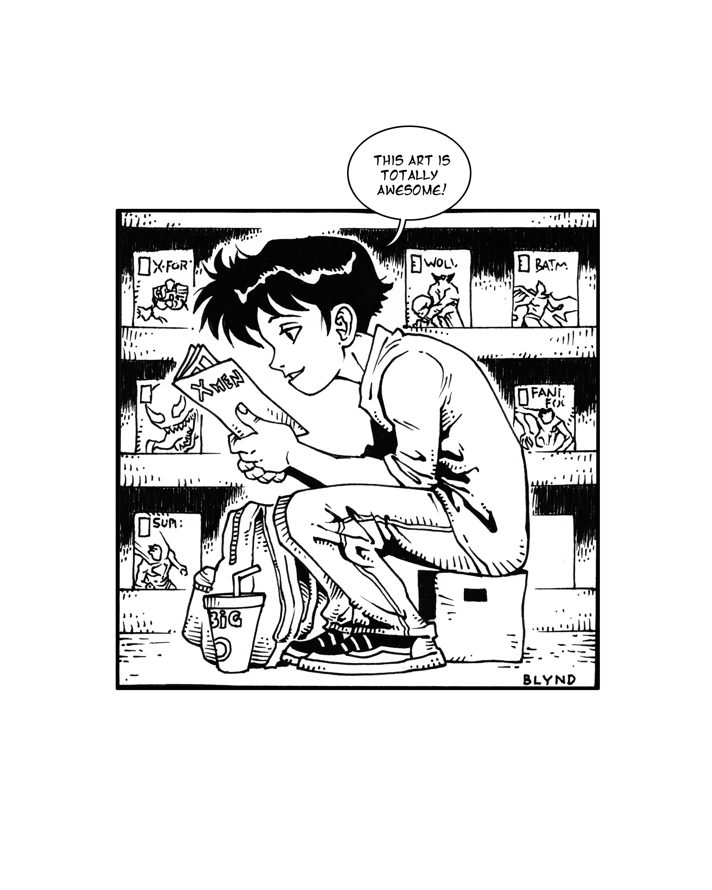 CIRCA '90 COMIC STRIP